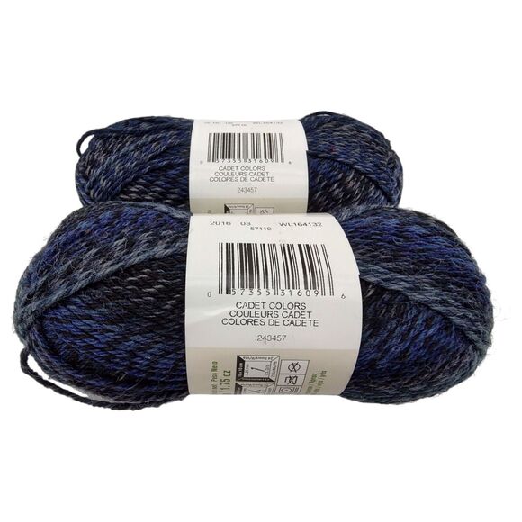 Patons Kroy Socks FX Super Fine Yarn 2 Skeins Cadet Colors 50g/1.75oz/166yds ea - Picture 2 of 5